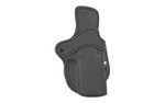 1791 Gunleather Optic Ready Paddle Holster for Full-Size Handguns - Right Hand, Black Leather