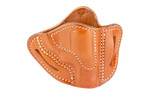 1791 Gunleather RVH1 J-Frame Revolver Belt Holster – Classic Brown Leather Outside Waistband Design