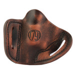 1791 Gunleather RVH1 Revolver Thumbreak Outside Waistband Holster for J-Frame Revolvers in Vintage Brown