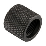 Yankee Hill Machine Co YHM-3411-B 1/2x28 Black Steel Thread Protector for Rifle Barrels
