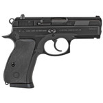 CZ 75 P-01 9mm Compact Semi-Automatic Pistol with Decocker – Black Aluminum Frame