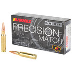 Barnes Precision Match 308 Winchester 175-Grain Open Tip Match Ammunition - 20 Rounds