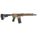 Black Rain Ordnance Spec 15 Kinetx Pistol with Forged Aluminum Receiver and Pistol Brace - 11.5 Inch Barrel, 30 Rounds, Caliber .223 Remington
