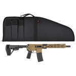 Black Rain Ordnance Spec 15 Kinetx Pistol with Forged Aluminum Receiver and Pistol Brace - 11.5 Inch Barrel, 30 Rounds, Caliber .223 Remington