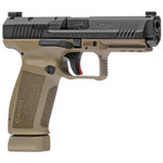 CANIK METE SFT 9MM Semi-Automatic Pistol – 4.46 Inch Barrel, 20 Rounds, Full Size, Tan and Black Polymer Frame
