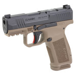 CANIK Mete MC9L 9mm Micro Compact Semi-Automatic Pistol with White Dot Sights in Black or Flat Dark Earth