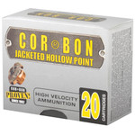 Corbon Ammo 9125 9mm+P 125 Grain JHP Self Defense Ammunition, 20 Rounds per Box