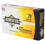 Armscor 223 Remington 55-Grain Pointed Soft Point Ammunition – 20 Rounds per Box, 1000 per Case