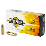 Armscor 10mm 180 Grain FMJ Ammunition - 50 Rounds per Box, 1000 per Case
