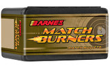 Barnes Match Burner .264 145-Grain Boat Tail Bullets - Precision Match-Grade Ammunition for 6.5mm Rifles