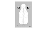 Action Target FBI Q Target with Vital Anatomy - 100 Pack for Shooting Range Training