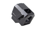 Faxon Firearms EXOS-524 9mm Compensator – Black Aluminum Muzzle Brake for Improved Shooting Control