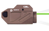 Viridian C5L Flat Dark Earth Weaponlight with Laser and Rechargeable Power System