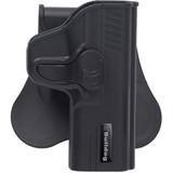 Bulldog Cases Rapid Release RH Outside Waistband Holster for Taurus PT111, Right Hand, Black Polymer