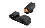 XS Sights R3D 2.0 Night Sights for Glock 43 – Bright Orange Tritium Front and Serrated Blacked-Out Rear