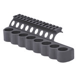 Mesa Tactical SureShell Aluminum Shotshell Carrier with Rail for M4 - Black