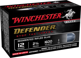Winchester PDX1 Defender 12 Gauge 2-3/4" 1oz Segmented Slug