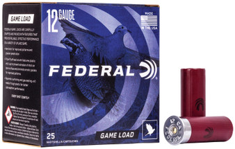 Federal Game Load 12 Gauge 2.75" #7.5  3.25 Dram 1oz Shotshell