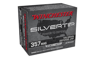 Winchester Ammunition Silvertip .357 Magnum 145-Grain Hollow Point Ammo - 20 Rounds