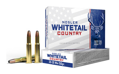 Nosler Whitetail Country 30-30 Winchester 150-Grain Solid Base Ammunition (20 Rounds per Box)
