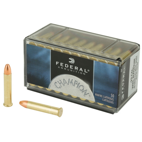 Federal Champion .22 WMR 40 Grain FMJ Rimfire Ammunition, Part Number 737