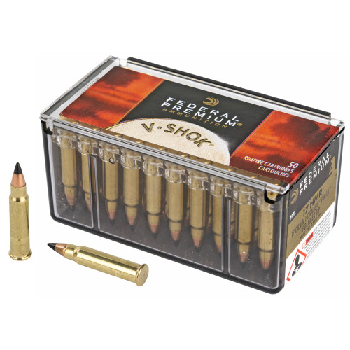 Federal Premium VShok .17 HMR 17-Grain V-Max Ammunition – P771