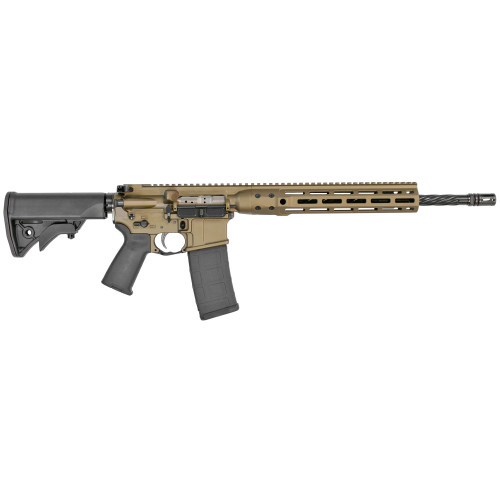 LWRCI DI Rifle 300 Blackout with 16.1-inch M-LOK Barrel and Brown Finish