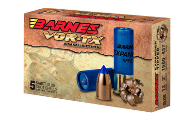 Barnes VOR-TX 12 Gauge 3-inch 438 Grain Ammo - Precision Hunting Cartridge