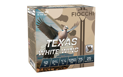 Fiocchi Ammunition F12TWW187 12 Gauge 2-3/4 Inch 7.5 Shot Target Load