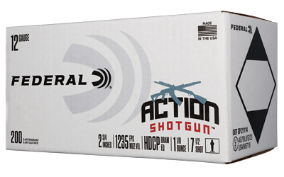 Federal Action Shotgun 12 Gauge 2.75-inch, 1 1/8 Oz #7.5 Lead Shot - 200 Rounds