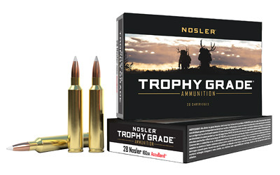 Nosler Trophy Grade 28 Nosler 160-Grain AccuBond Ammunition (20 Rounds)