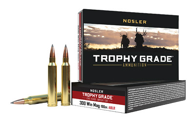 Nosler Trophy Grade AccuBond Long Range Ammunition for 300 Winchester Magnum, 190 Grain - 20 Rounds