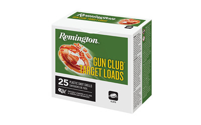 Remington Gun Club 12 Gauge Shotshells – 1 1/8 oz #7.5, 25 Rounds per Box