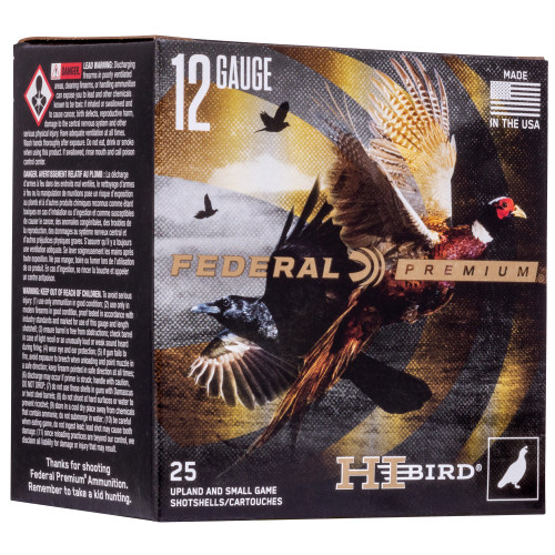 Federal Hi-Bird 12 Gauge 2 3/4 inch #5 Shot – Perfect for Dove, Pigeons, and Upland Birds