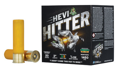 HEVI-Shot HEVI-Hitter 20 Gauge 3 7/8 oz #3 Tungsten Steel Shot for Waterfowl Hunting