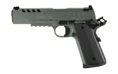 Tisas USA 1911 Night Sight Full-Size Pistol in Gray, 45 ACP, 5-inch Barrel, 8-Round Capacity