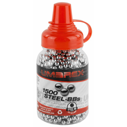 Umarex UMX Precision .177 Steel BBs - 1500 Count in a Bottle