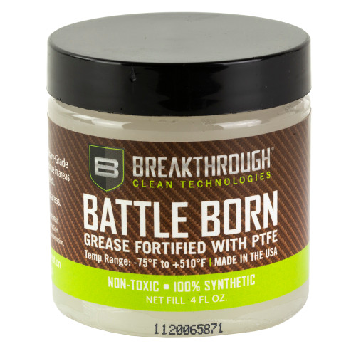 Breakthrough Clean Technologies Battle-Born Gun Grease 4 oz – High-Performance Firearm Lubricant