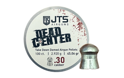 JTS Group Dead Center .30 Caliber 45-Grain Domed Pellets - 100 Count