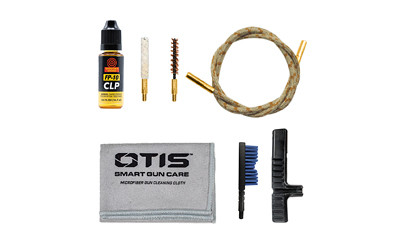 Otis Technology .22 Caliber Ripcord Deluxe Cleaning Kit with Bore Brush, Cotton Mop, and FP-10 Lubricant