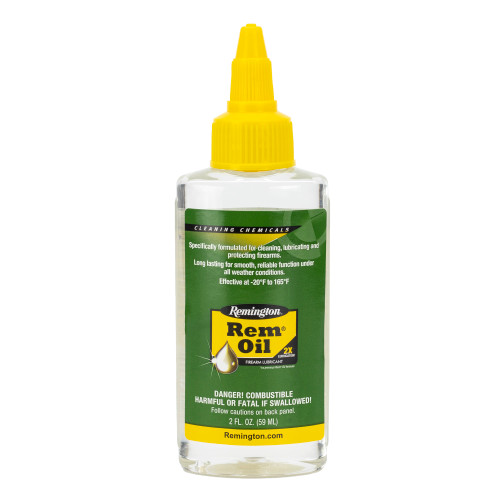 Remington Rem-Oil 2 oz Bottle - Versatile Gun Lubricant and Protectant