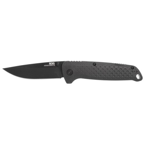 SOG Adventurer LB 3-Inch Lock Back Folding Knife with 5Cr15MoV Blade and Textured Handle