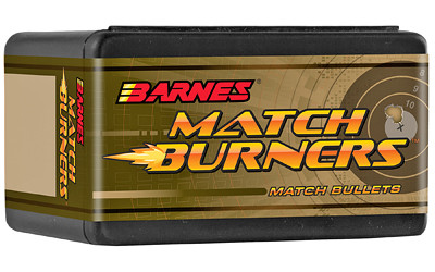 Barnes Match Burner .264 145-Grain Boat Tail Bullets - Precision Match-Grade Ammunition for 6.5mm Rifles