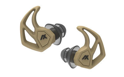 AXIL X30i Desert Tan Earplugs with Dynamic Mesh Filtering System