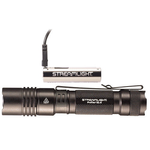 Streamlight ProTac 2L-X USB Rechargeable LED Flashlight, Black