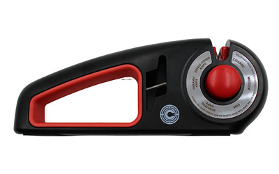 Caliber Gourmet CBG-KS-1 Adjustable Knife Sharpener - Black and Red