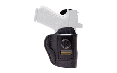 1791 Gunleather Smooth Concealment Inside Waistband Holster for Right Hand – Black Leather, Optic and Light Ready