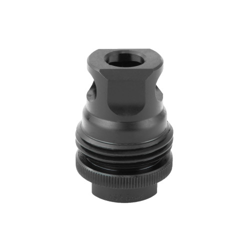 SilencerCo Single Port ASR Muzzle Brake for 9mm - Easy Attach/Detach, Recoil & Muzzle Rise Reduction