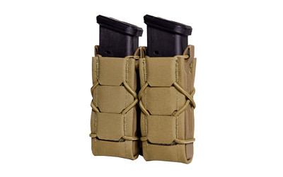 High Speed Gear Gen 2 Double Pistol TACO Magazine Pouch in Coyote