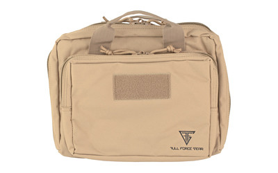 Full Forge Gear CAT-2 Double Pistol Case in Tan with Rugged 600 Denier Polyester